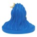 VOILA Polyvinyl Chloride Lord Adiyogi Shiva Statue Mahadev Murti for Car Dashboard Decorative Showpiece Blue